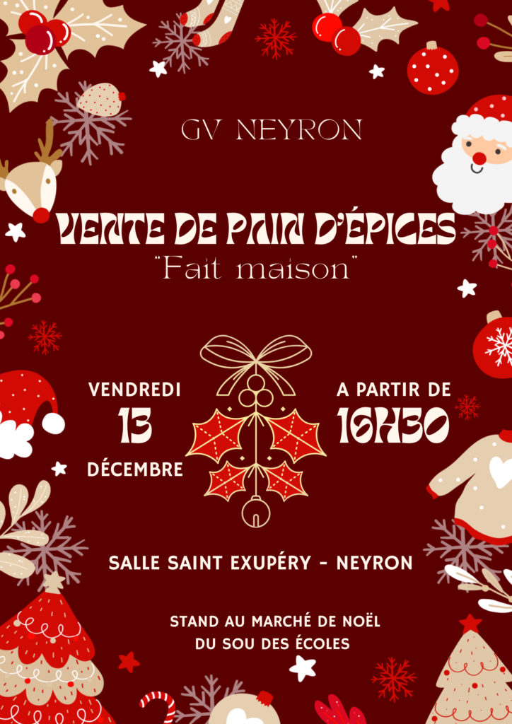 Vente pain d'épices