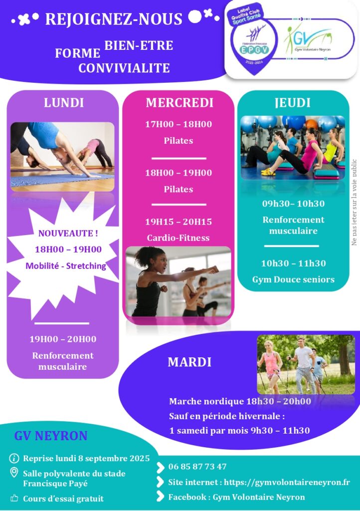 Flyer rentrée 25-26